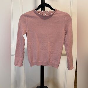 Alice + Olivia Porla Dusty Rose Crew neck sweater